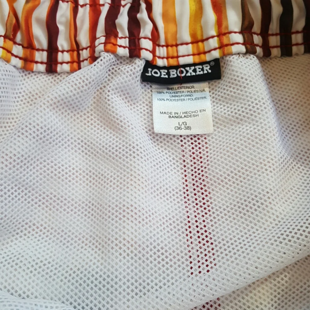 Joe boxer swim trunks sz L 36/38‎